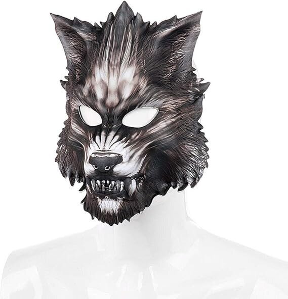 Halloweeni hundimaskid libahundi maskid EVA hundi kostüüm loomade mask karnevali maskeraadi kostüüm Cosplay peo mask цена и информация | Peokaunistused | kaup24.ee