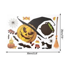 1Komplekt Halloweeni dekoratiivkleebised Verise käejäljega aken Ukse seinakinnitus Plakat Verise akna kleebised Halloweeni peotarbed цена и информация | Аппликации, декорации, наклейки | kaup24.ee