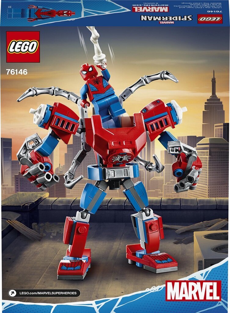 76146 LEGO® Super Heroes Spider-Man robot hind ja info | Klotsid ja konstruktorid | kaup24.ee