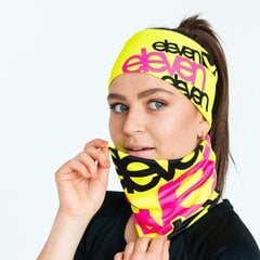 Повязка на голову Eleven Sportswear ELEVEN FLUO F11, желтая цена и информация | Женские шапки | kaup24.ee