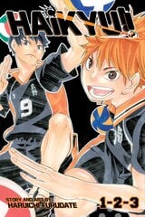 Haikyu!! (3-in-1 Edition), Vol. 1: Includes vols. 1, 2 & 3 hind ja info | Koomiksid | kaup24.ee