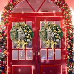 Our Lady Of Wreath Christmas Wreath Bow Suplicate Wreath цена и информация | Искусственные елки | kaup24.ee