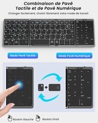 Складная Bluetooth-клавиатура MoKo цена и информация | Клавиатуры | kaup24.ee