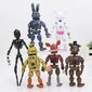 6 tk Five Nights at Freddy's figuur FNAF mänguasi Bonnie Foxy Freddy Fazbear karu mannekeeni nukk PVC action mänguasja figuurid цена и информация | Mudelautode kollektsioneerimine | kaup24.ee