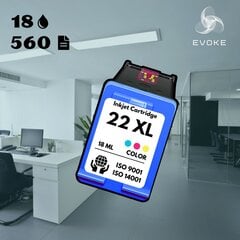 Картридж для принтера HP 22 XXL Ink Colour 22 XXL, совместимый с DeskJet 1410 1415 D1560 F4180 F2180 F2280 1415 1410 цена и информация | Картриджи для струйных принтеров | kaup24.ee