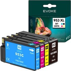 Картриджи для принтера HP 953 XL SET, 2350 страниц черный, 2160 страниц голубой красный желтый, чернила совместимы с Officejet Pro 7720, 7730, 7740, 8210, 8218, 8700, 8710, 8715, 8720, 8725, 8730, 874 цена и информация | Картриджи для струйных принтеров | kaup24.ee