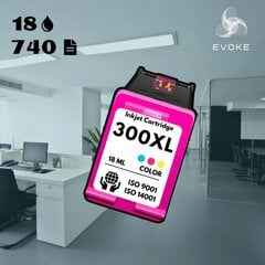 Картридж для принтера HP 300 XXL с цветными чернилами, совместимый с deskjet D1660 D2560 F2420 F4580 4280 4640 цена и информация | Картриджи для струйных принтеров | kaup24.ee