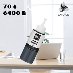 SET 4 pudelit Epson 664 printeritinti, 4x 70ml, 6400 lehekülge igaüks, kassetid ühilduvad IEcoTank L110, L120, L121, L485, L455, L365, L386, L385, L382, L380, L355, ITS L3050, L3060, L3070. hind ja info | Tindiprinteri kassetid | kaup24.ee