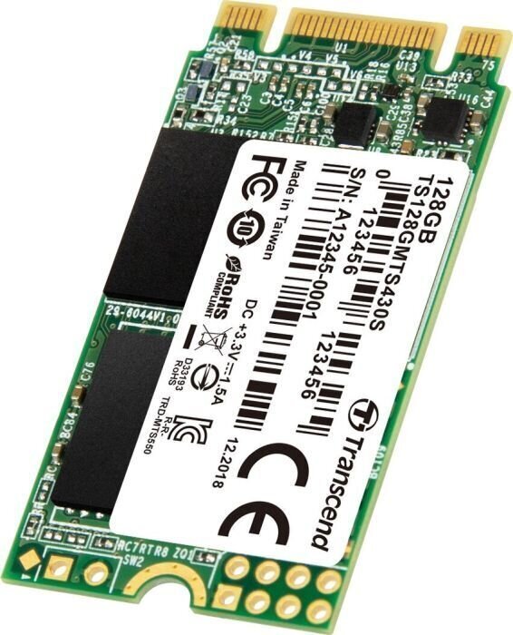 Transcend TS128GMTS430S цена и информация | Sisemised kõvakettad (HDD, SSD, Hybrid) | kaup24.ee