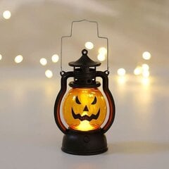 Halloweeni kaunistused Led küünlavalgus Vintage nõialoss kõrvitsa kummitus rippuv LED laterna lamp Halloweeni peokaunistused hind ja info | Aplikatsioonid, dekoratsioonid, kleebised | kaup24.ee