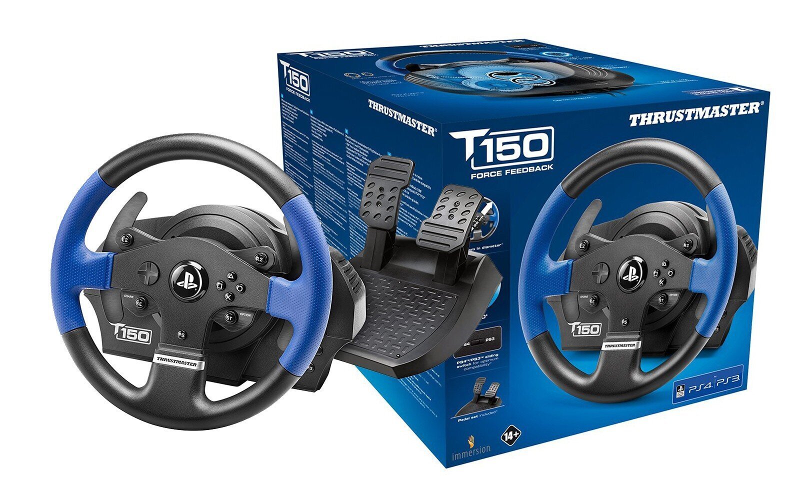 Thrustmaster T150 RS Force Feedback hind ja info | Mänguroolid | kaup24.ee