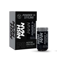 Пудра для волос Nishman Powder Hair Styling Wax P0 Mattifying Extra Volume, 20 g цена и информация | Средства для укладки волос | kaup24.ee