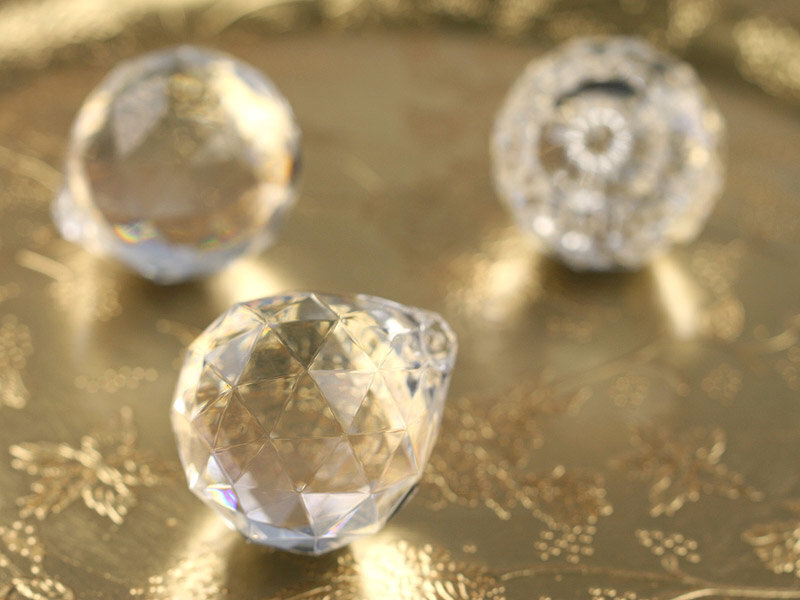 Ripatsid-dekoratsioonid Crystal Spheres 35x41 mm (1 karp/ 30 pakki) (1 pakk/ 5 tk) hind ja info | Peokaunistused | kaup24.ee