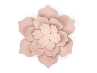 Paberdekoratsioon Flowers, roosa (1 pakk / 3 tk) цена и информация | Праздничные декорации | kaup24.ee