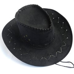 Seemisnahast kauboi mütsid meestele naistele džässimüts Metsik lääne uhke kleit Talvine Sügis Rüütlikübar punk Hip Hop Sunbonnet casquette gorras hind ja info | Meeste sallid, mütsid ja kindad | kaup24.ee