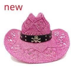 Suvine kauboi müts Bohemian Accessories Denim õlgkübar Meeste ja naiste välireisimine rannamüts Unisex Western Cowboy Hat цена и информация | Мужские шарфы, шапки, перчатки | kaup24.ee