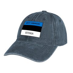 Estonia Cowboy Hat peomütsid Uv Protection Päikesekübar Naiste Rannavisor Meeste цена и информация | Мужские шарфы, шапки, перчатки | kaup24.ee