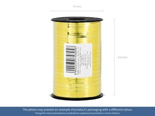 Plastikust kingipael, punane, 5mm/225m цена и информация | Подарочные упаковки | kaup24.ee
