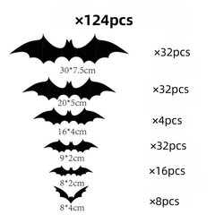 Halloweeni seinakleebised hind ja info | Aplikatsioonid, dekoratsioonid, kleebised | kaup24.ee