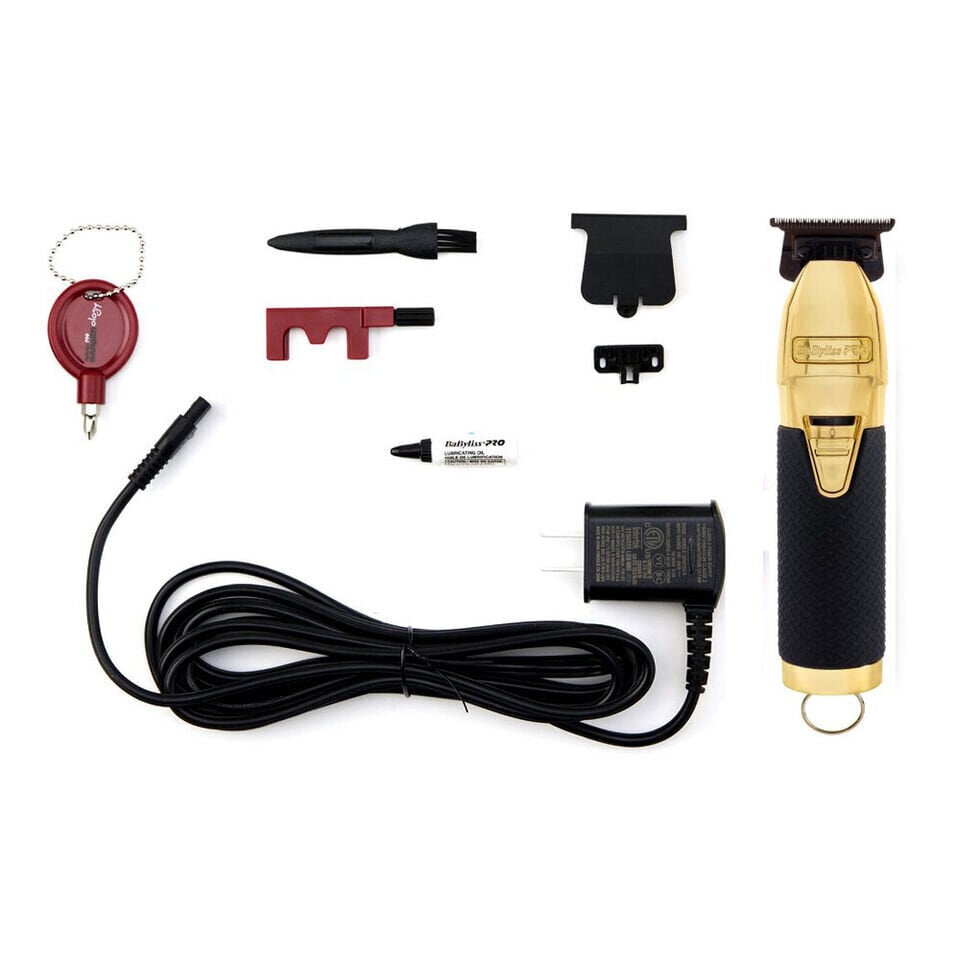 FX7870GBPE BABYLISS GOLD CONTOUR TRIMMERITE KOMPLEKT KOOS MUGAVA LAADIMISALUSEGA hind ja info | Juukselõikusmasinad, trimmerid | kaup24.ee