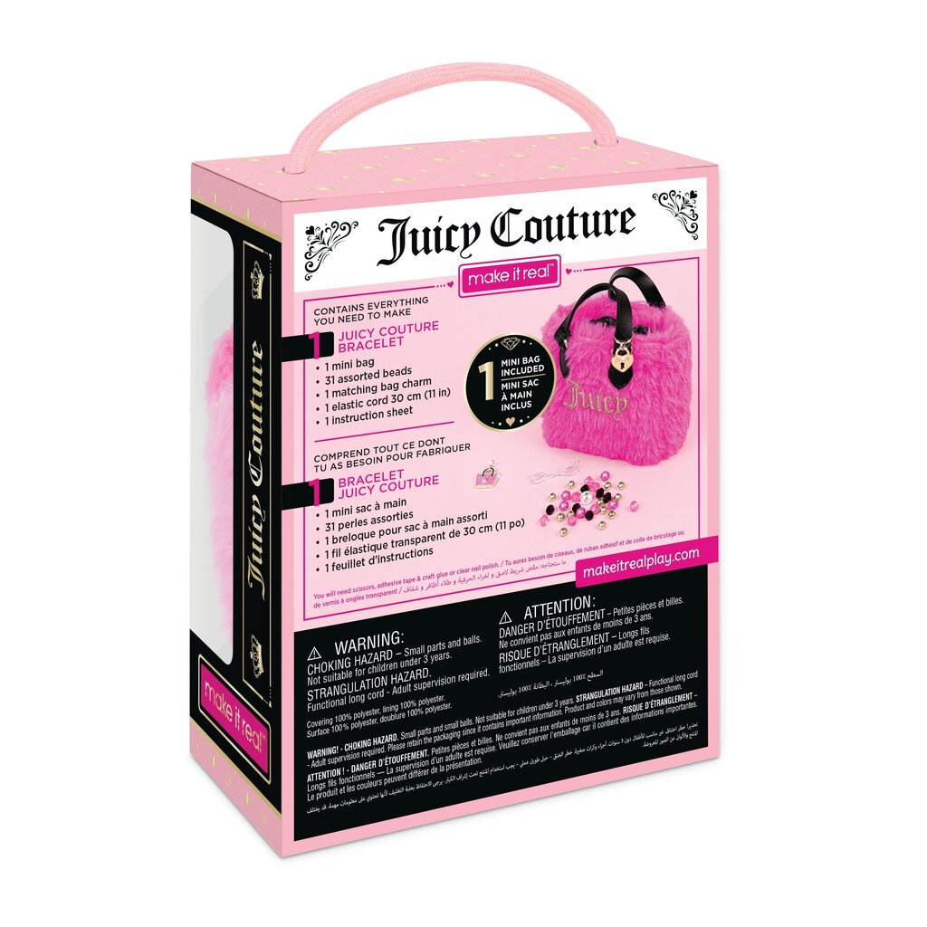 MAKE IT REAL Juicy Couture mini-käekoti ja käevõru komplekt цена и информация | Liivakastid, liiv ja mänguasjad | kaup24.ee