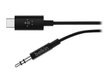 Belkin F7U079bt06-BLK, USB-C/Aux 3.5 mm, 1.8 m цена и информация | Kaablid ja juhtmed | kaup24.ee