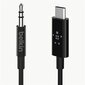 Belkin F7U079bt06-BLK, USB-C/Aux 3.5 mm, 1.8 m цена и информация | Kaablid ja juhtmed | kaup24.ee