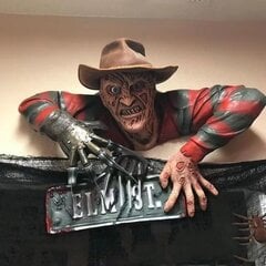 Õudusunenägu Freddy Krueger Tomb Walker Seinale riputatav Vaiguga käsitöö Halloweeni õudusnukud Õudne õhkkond peo pühadekaunistus цена и информация | Аппликации, декорации, наклейки | kaup24.ee