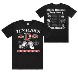 Tenacious D Spicy Meatball Tour T-Shirt цена и информация | Мужские футболки | kaup24.ee