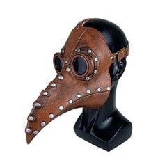 Naljakas keskaegne Steampunk Plague Doctor Bird Mask Lateks Punk Cosplay Maskid Nokk Täiskasvanute Halloweeni Sündmuste Cosplay Rekvisiidid цена и информация | Праздничные декорации | kaup24.ee