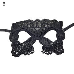 2024Seksikad naiste õõnsad pitsist maskeraadiga näomaskid Printsessi peo cosplay balli rekvisiidid kostüümid ööklubi Queen Eye mask eksootiline riie цена и информация | Праздничные декорации | kaup24.ee