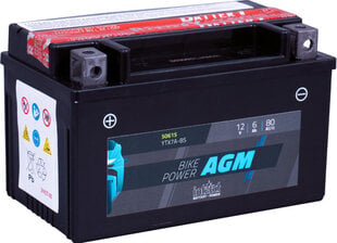 Аккумулятор для мотоциклов intAct Battery-Power AGM (YTX7A-BS) 6AH (c20) 80A (EN) цена и информация | Аккумуляторы | kaup24.ee