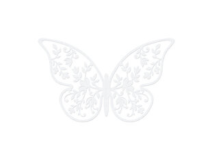 Paberdekoratsioonid Butterflies 8x5 cm (1 karp/ 50 pakki) (1 pakk/ 10 tk) цена и информация | Праздничные декорации | kaup24.ee