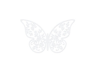Paberdekoratsioonid Butterflies 6,5x4 cm (1 pakk/ 10 tk) hind ja info | Peokaunistused | kaup24.ee
