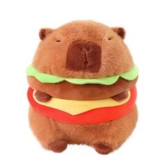 Plush Doll Armas burger Capybara Pehme täidisega mänguasi Realistlik pehme täidisega mänguasi lastele täiskasvanutele hind ja info | Pehmed mänguasjad | kaup24.ee