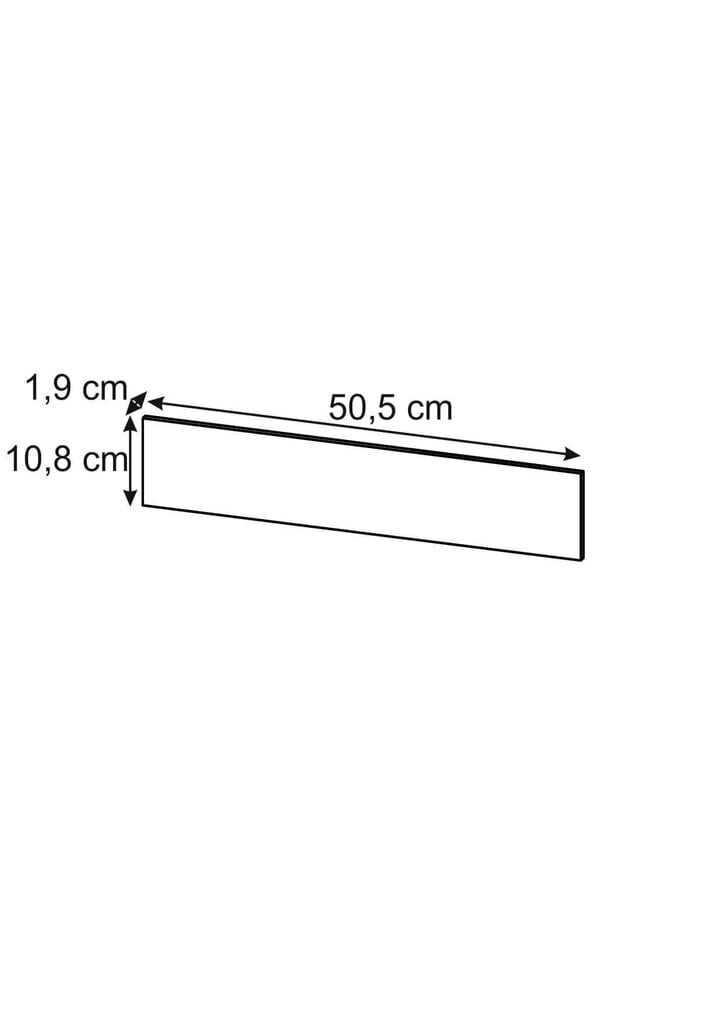 Sokkel Lupus Bella 50 cm, hall hind ja info | Köögimööbli tarvikud | kaup24.ee