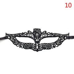 1 tk Lady Sexy Lace Silmamask Silmsidemed Must Valge Väljalõikega Plaaster Silmsidemed Eksootilises rõivas stiilis riided naiste õõnsatele mängudele цена и информация | Праздничные декорации | kaup24.ee