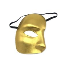 Poolnäo ühe silmaga maskeraadiga mask Kuldne Hõbedane Must Maskeraadipeotants Seksikas daam Halloweeni poolmaski kaunistus цена и информация | Праздничные декорации | kaup24.ee