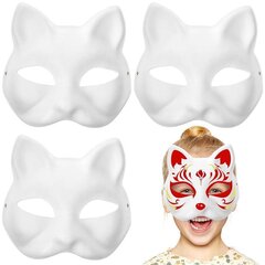 Karnevali mask Kass, 3 tk цена и информация | Карнавальные костюмы | kaup24.ee