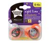 Lutt Tommee Tippee Night 0-6 kuud, 2 tk, 433473 hind ja info | Lutid | kaup24.ee