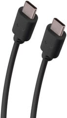Forever Type-C для Type-C Универсальный кабель 1м, Черный цена и информация | Кабели для телефонов | kaup24.ee