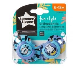 Пустышка Tommee Tippee Fun 6-18 мес., 2 шт., 433471 цена и информация | Пустышки | kaup24.ee