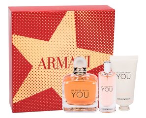 Набор для женщин Giorgio Armani Armani In Love With You цена и информация | Женские духи | kaup24.ee