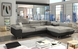 Мягкий угловой диван Armando, серый/темно-серый цена и информация | Угловые диваны | kaup24.ee