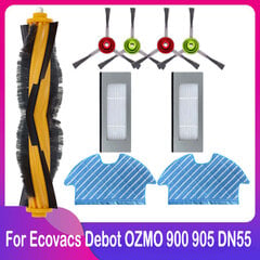 Ühildub Ecovacs Debot OZMO 900 905 DN55 Robotipuhastusvahendiga Varu Peamine Külghari HEPA Filter Mop Puhastuslapp Kangas Tarvikud Osad Vaibapuhastusmasinad цена и информация | Пылесосы для сбора листьев, измельчители веток, очистители тротуарной плитки | kaup24.ee