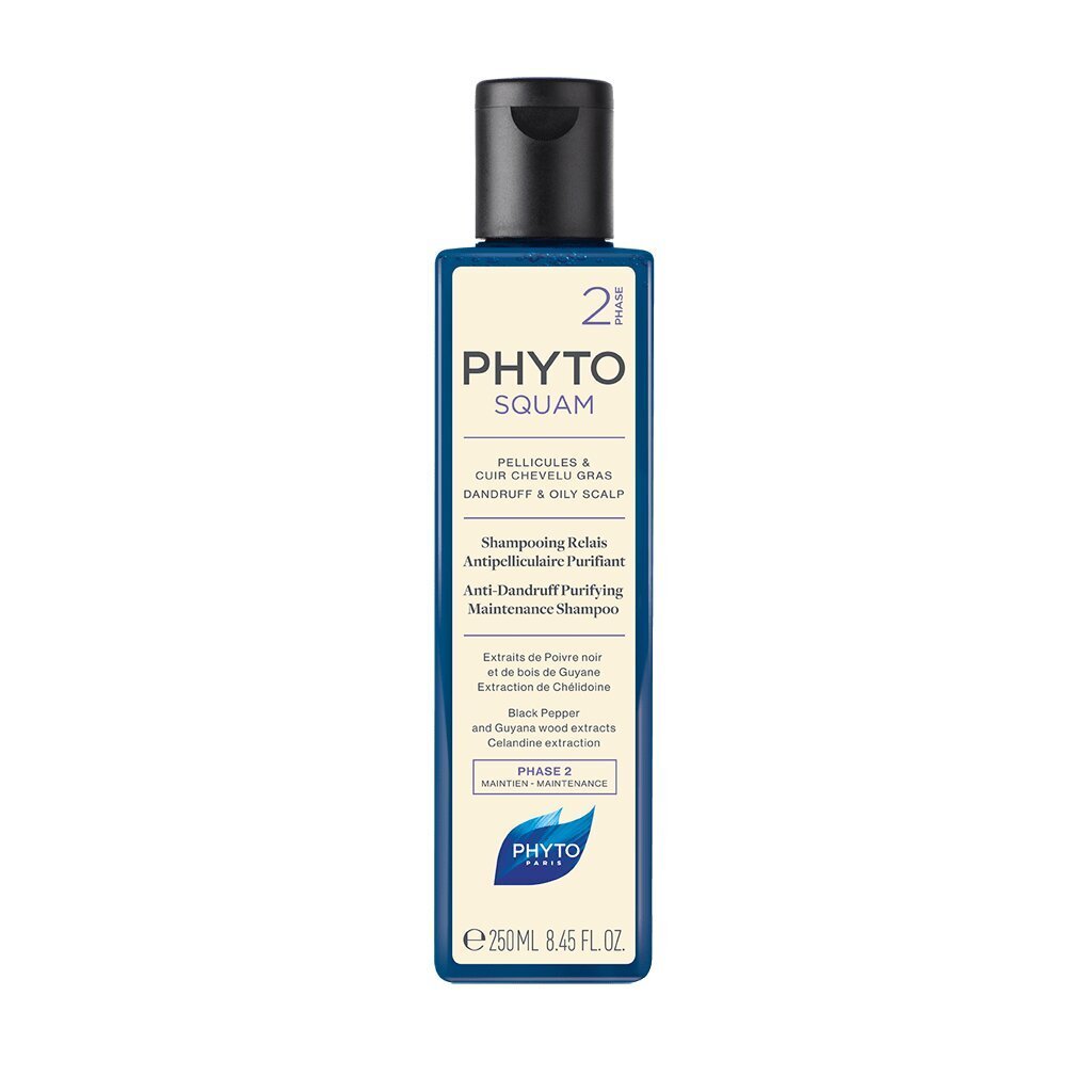 Puhastav šampoon Phyto Squam Anti-Dandruff Purifying 250 ml цена и информация | Šampoonid | kaup24.ee