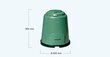 Biojäätmete kiirkomposter RAPID 280L roheline, Garantia hind ja info | Kompostrid, prügikonteinerid | kaup24.ee