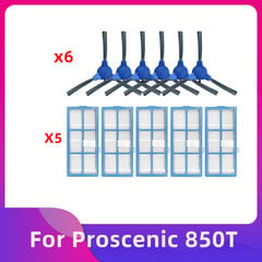 Proscenic 850T robottolmuimeja varuks põhiline külghari Hepa filter Mopipadi kaltsu riidetarvikud asenduskinnitus vaibapuhastusmasinad цена и информация | Пылесосы для сбора листьев, измельчители веток, очистители тротуарной плитки | kaup24.ee