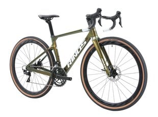 Гравийный велосипед RINOS из карбона Sandman 1.0 Shimano R3000 Золото 50 см цена и информация | Велосипеды | kaup24.ee