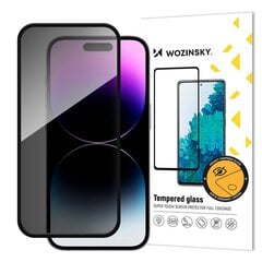 Wozinsky Privacy Glass Karastatud klaasist kaitseklaas koos kokkupõrkefiltriga iPhone 16 Pro jaoks цена и информация | Защитные пленки для телефонов | kaup24.ee